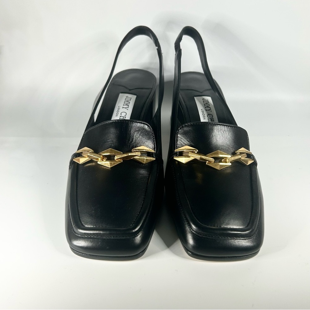 New Jimmy Choo Diamond Tilda 45 Slingback Pumps Size 37EU/7US - Picture 2 of 6